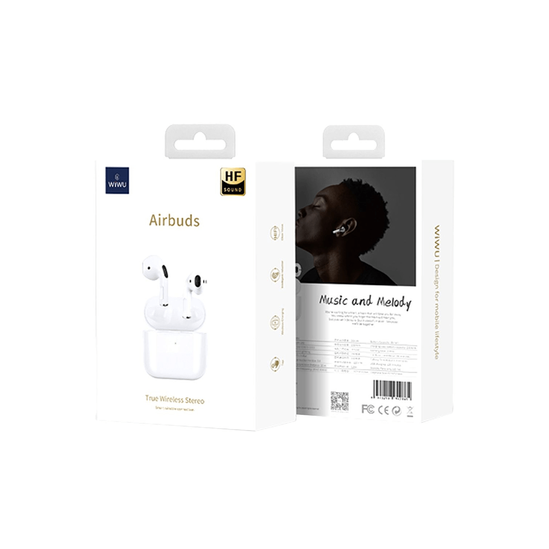 Wiwu ALHFTWS Airbuds Lite HF Sound True Wireless Earbuds - White in Qatar Wiwu ALHFTWS Airbuds Lite HF Sound True Wireless Earbuds - White in Qatar